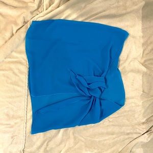 Sarong beach wrap blue